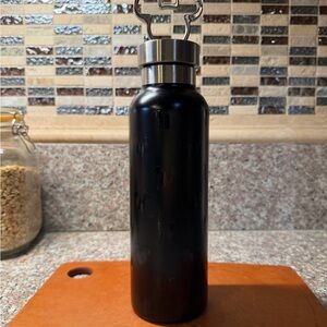 Disney Black Stainless Steel Water Bottle with Metal Handle